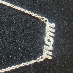 925 silver MOM necklace
